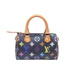 Louis Vuitton Mini Speedy Handbag Monogram Canvas Multicolor